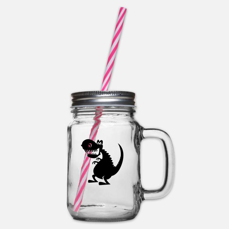 T-rex2 - Henkelglas mit Schraubdeckel - Klar