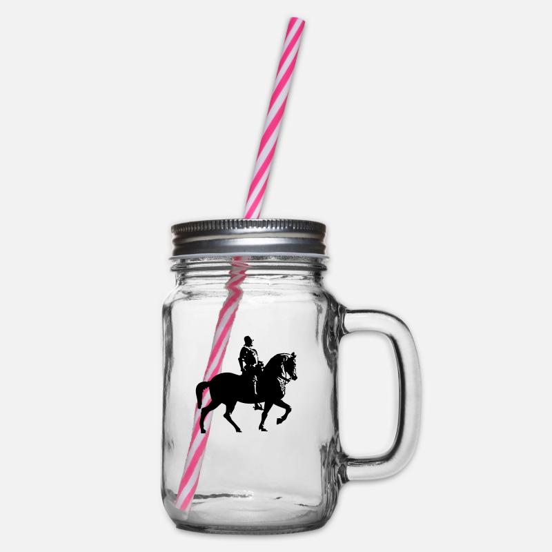 cheval et le cavalier - Bocal à boisson - transparent