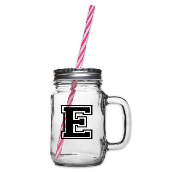 E - Henkelglas mit Schraubdeckel - Klar - Rechts