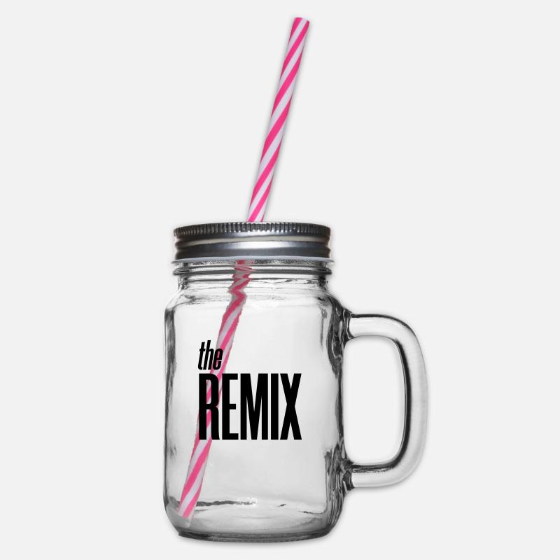 The Remix - Farbwechsel - Henkelglas mit Schraubdeckel - Klar