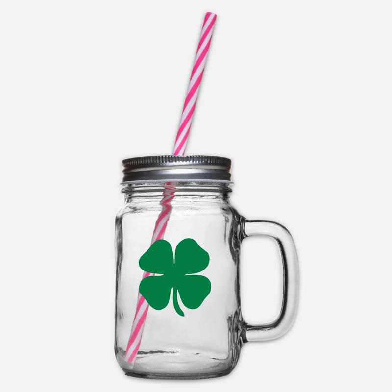 4 leaf clover - Bocal à boisson - transparent