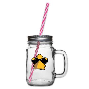 sunglasses_duck - Bocal à boisson - transparent - Droite