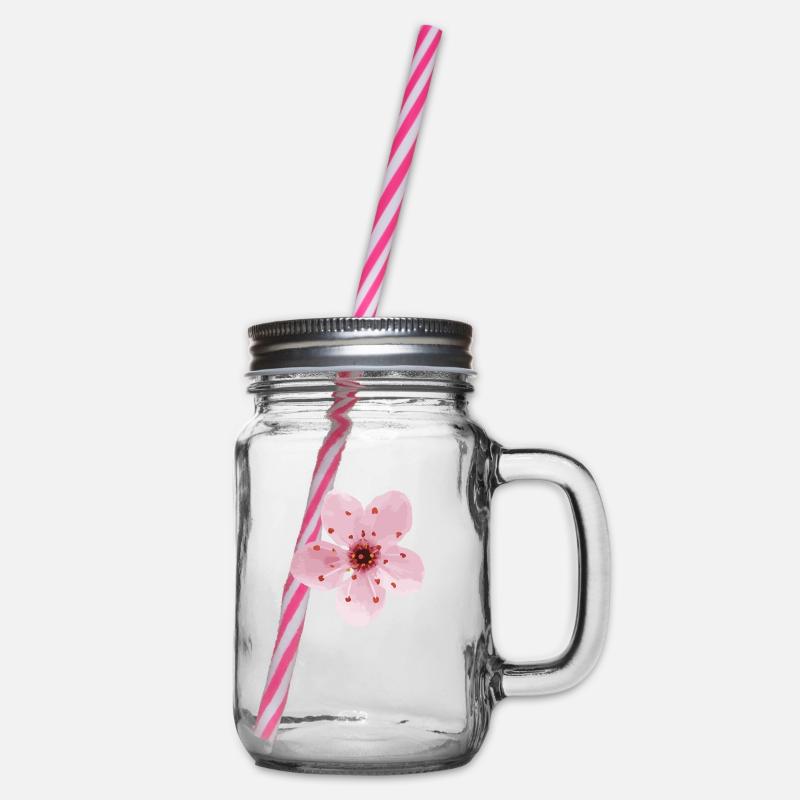 fleur de cerisier - Bocal à boisson - transparent
