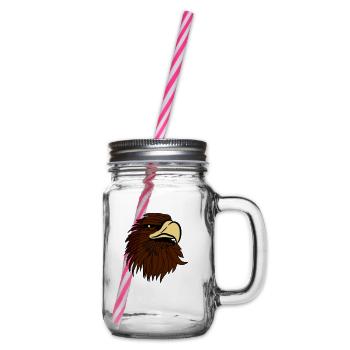 Eagle Bald Eagle - Glass jar with handle and screw cap - clear - Right