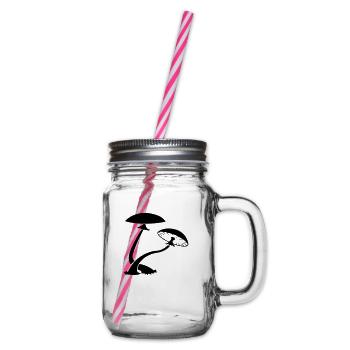 pilze_01 - Glass jar with handle and screw cap - clear - Right