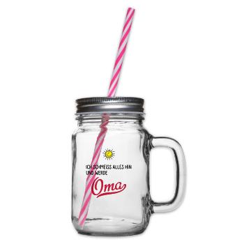 oma - Henkelglas mit Schraubdeckel - Klar - Rechts