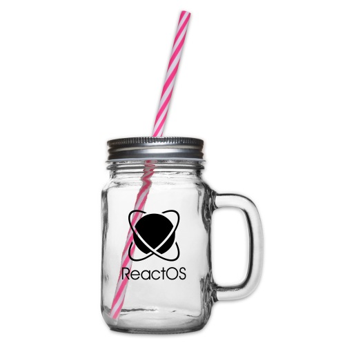 ReactOS - Glass jar with handle and screw cap