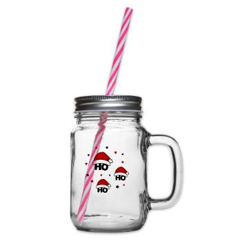 ho ho ho 02 - Henkelglas mit Schraubdeckel - Klar - Rechts
