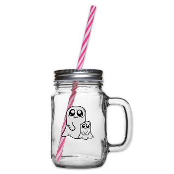 de famille Bande dessinée enfant - Bocal à boisson - transparent - Droite