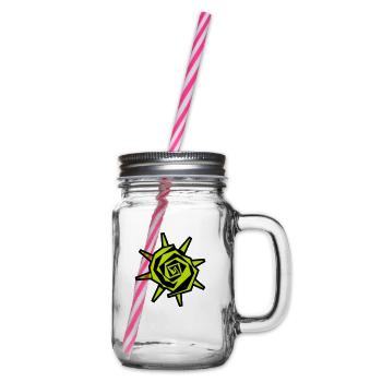 Sun - Glass jar with handle and screw cap - clear - Right