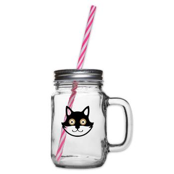 cat - Henkelglas mit Schraubdeckel - Klar - Rechts