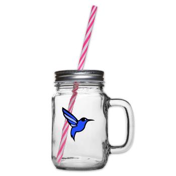 oiseau colibri - Bocal à boisson - transparent - Droite