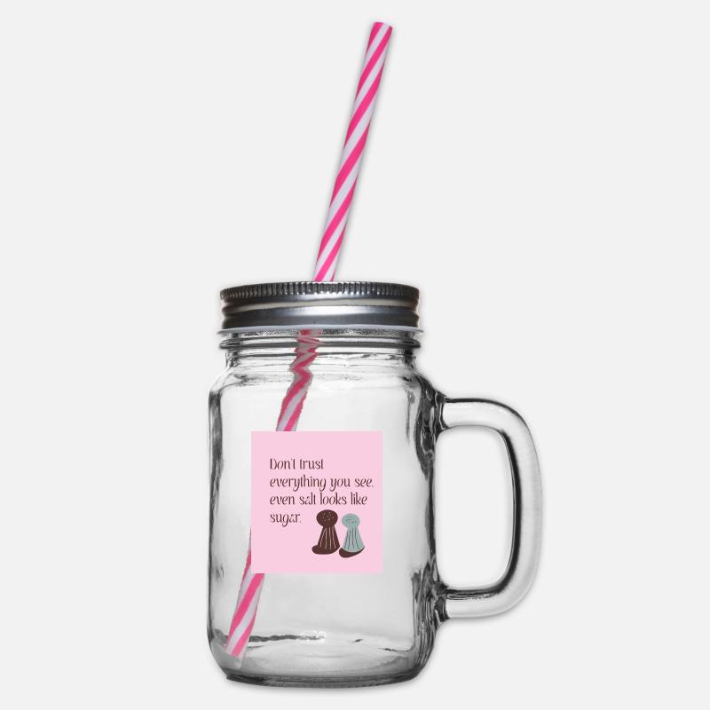 Don't trust everything you see - Bocal à boisson - transparent