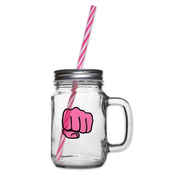 Faust - Henkelglas mit Schraubdeckel - Klar - Rechts