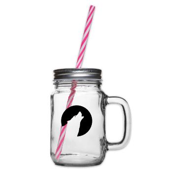 wolf - Glass jar with handle and screw cap - clear - Right