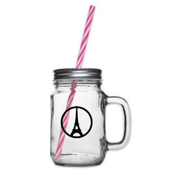 Paris - Henkelglas mit Schraubdeckel - Klar - Rechts