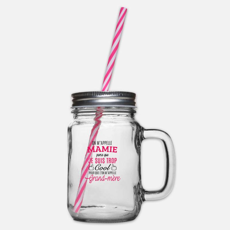 Mamie cool - Bocal à boisson - transparent