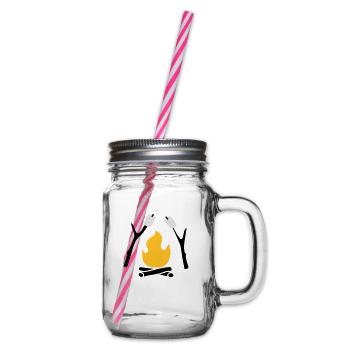 Lagerfeuer - Bocal à boisson - transparent - Droite