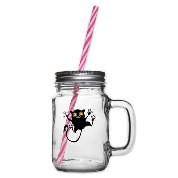 tarsier (for Kids) - Glass jar with handle and screw cap - clear - Right