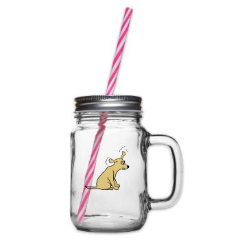 Chien - Bocal à boisson - transparent - Droite
