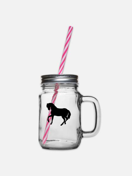 Doux poney - Bocal à boisson - transparent