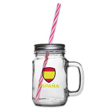 Drapeau national d'Espagne - Bocal à boisson - transparent - Droite