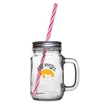 the pack - Glass jar with handle and screw cap - clear - Right