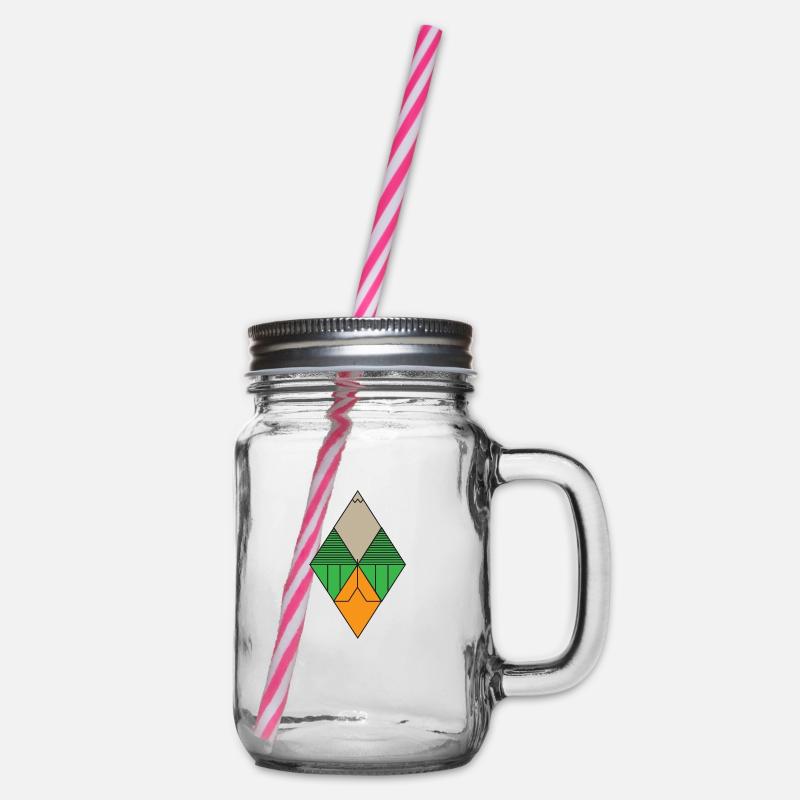 Graphique du diamant - Bocal à boisson - transparent