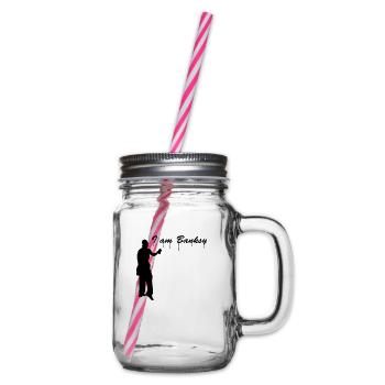 i_am_banksy - Henkelglas mit Schraubdeckel - Klar - Rechts