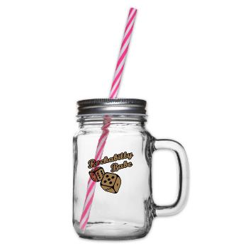 Rockabilly Babe - Glass jar with handle and screw cap - clear - Right