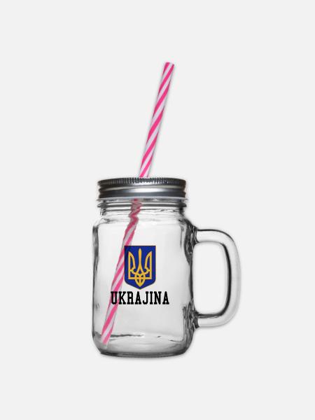 Ukraine - Bocal à boisson - transparent