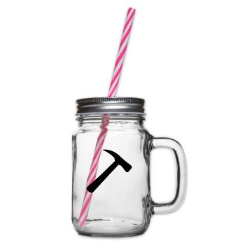 Hammer - Henkelglas mit Schraubdeckel - Klar - Rechts