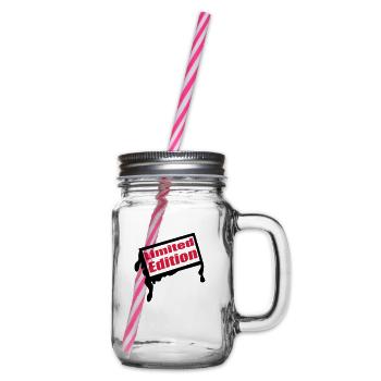 limeted - Glass jar with handle and screw cap - clear - Right