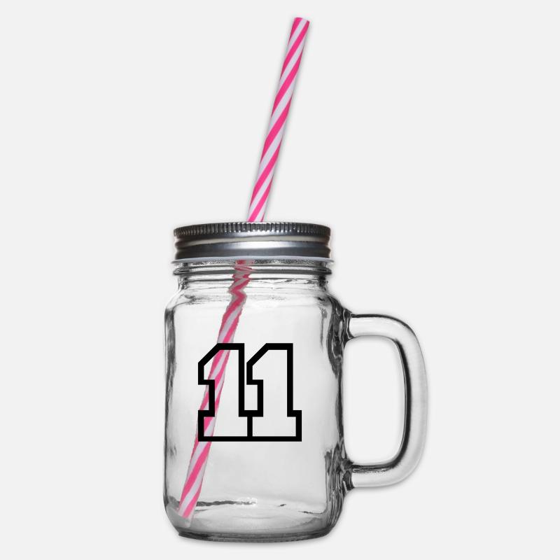 11 - Henkelglas mit Schraubdeckel - Klar