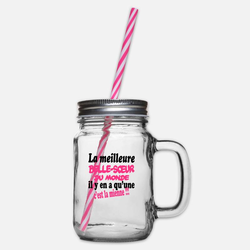 La meilleure belle-soeur du monde c'est la mienne - Bocal à boisson - transparent