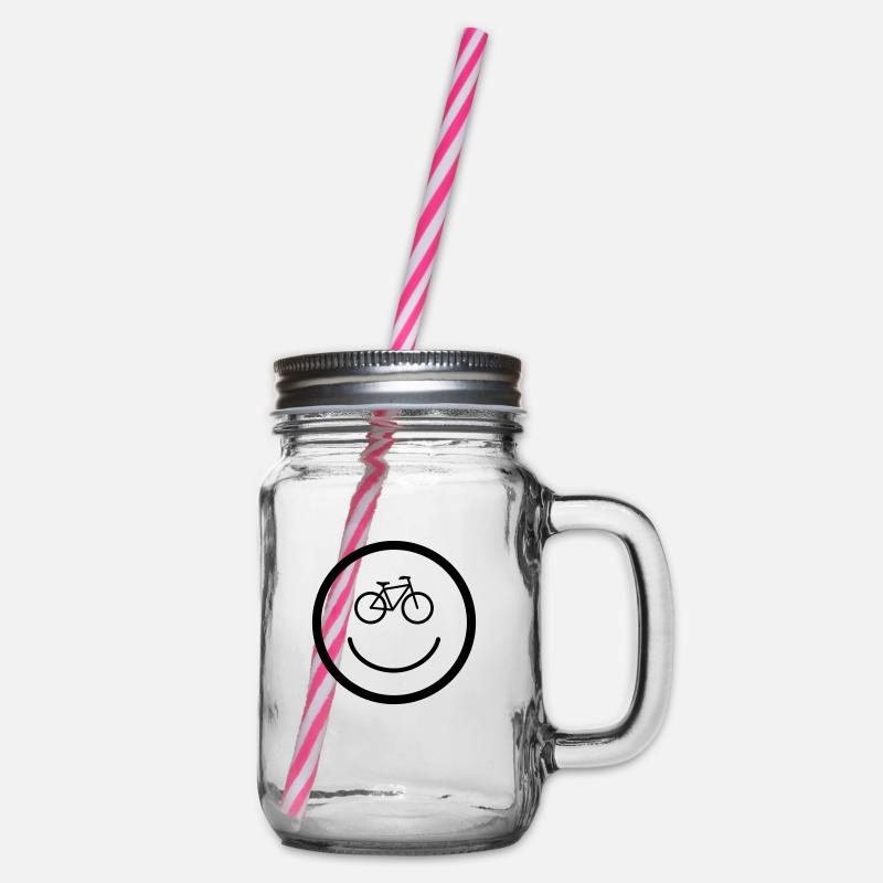 Faire du vélo - Bocal à boisson - transparent