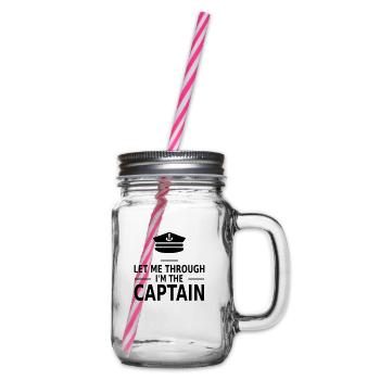 let me through i'm the captain - Bocal à boisson - transparent - Droite