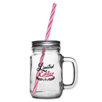 Limited Edition - Henkelglas mit Schraubdeckel - Klar - Rechts