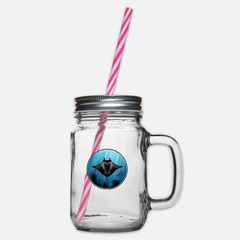 Mantarochen - Henkelglas mit Schraubdeckel - Klar