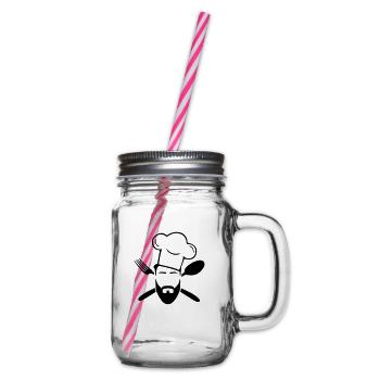 koch design - Henkelglas mit Schraubdeckel - Klar - Rechts