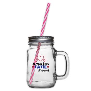 tatie d'amour - Bocal à boisson - transparent - Droite