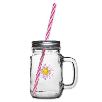 Sun - Glass jar with handle and screw cap - clear - Right