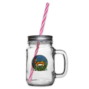Antilope - Henkelglas mit Schraubdeckel - Klar - Rechts
