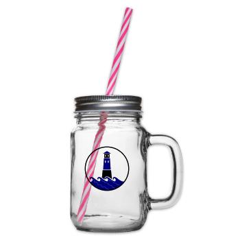 leuchtturm - Henkelglas mit Schraubdeckel - Klar - Rechts