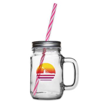 Kayak Men Canoe Kayaking Kayak Women - Glass jar with handle and screw cap - clear - Right