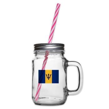 Drapeau de la Barbade - Bocal à boisson - transparent - Droite