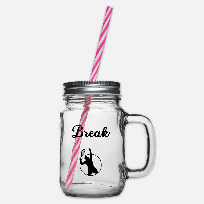 Break Tennis - Bocal à boisson - transparent