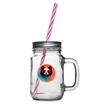 Bear - Glass jar with handle and screw cap - clear - Right
