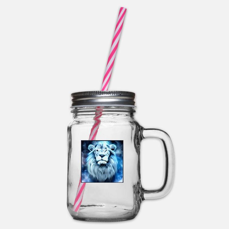LION SURRÉALISTE 1 - Bocal à boisson - transparent