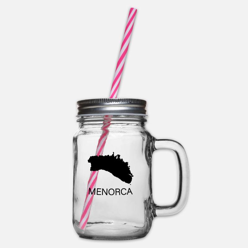 Menorca - Henkelglas mit Schraubdeckel - Klar